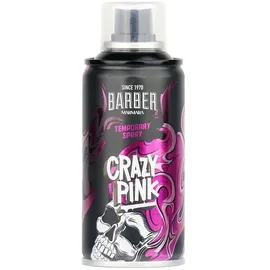 barber marmara Friseur Color Haarspray Crazy Pink - 150ml - Haar Farb-spray zum Verkleiden & Schminken für Karneval, Fasching, Halloween & Motto-Party - Haarfarbe Auswaschbar - Color Hair Spray
