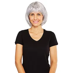 Bob-Perücke "Lametta", silber