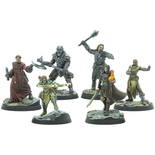 Modiphius Entertainment | The Elder Scrolls: Call to Arms | Dragonborn Heroes | Miniature Game | Unpainted