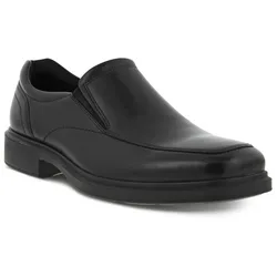 Slipper ECCO "Helsinki 2", Herren, Gr. 49, schwarz, Glattleder, elegant, Schuhe, Business Schuh, Anzugschuh in klassischem Look