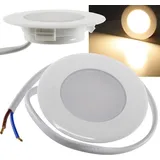 ChiliTec 22178 LED-Einbauleuchte EBL-HV65w, weiß, 230V, 2W, 2900K, 230lm, warmweiß,