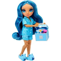 MGA Entertainment Rainbow High Junior High PJ Party Fashion Doll Skyler (Blau) 22 cm