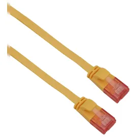 helos ultra slim Patchkabel U/UTP Cat 6 gelb 20,0m