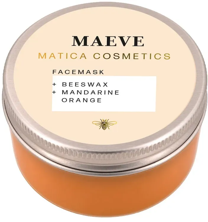 Matica Cosmetics Gesichtsmaske MAEVE – Mandarine Feuchtigkeitsmasken   