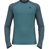 Odlo Natural Performance Long Sleeve Base Layer Blau XL