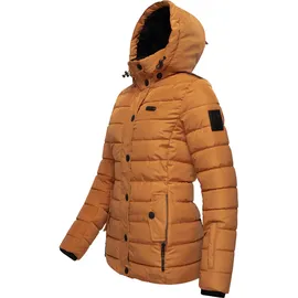 Navahoo Winterjacke Milianaa dunkelgelb / schwarz XS