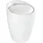 Wenko Badhocker Candy Weiß matt, Sitzgelegenheit, Hocker mit Stauraum für Badezimmer und Wohnzimmer, integrierter Wäschesammler, ABS-Kunststoff, BPA-frei, Fassungsvermögen 20 L, Ø 36 x 50,5 cm