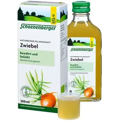 ZWIEBELSAFT naturrein Schoenenberger 200 ml