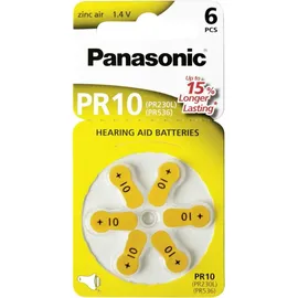 Panasonic Batterie 6 x PR10 - Silber
