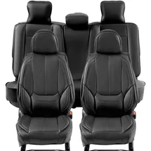 Vevor VEVOR-Sitzbezüge, universelle Autositzbezüge, Vorder- und Rücksitz, 13-teiliger Kunstleder-Sitzbezug, vollständig geschlossenes Design, abnehmbare Kopfstütze & Airbag-kompatibel, Autos, SUVs