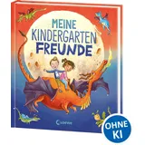 Loewe Meine Kindergarten-Freunde (Drachen): Freundebuch, Eintragbuch, Poesiealbum mit Lesebändchen für Kindergartenkinder ab 3 Jahren (Eintragbücher)
