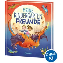 Loewe Meine Kindergarten-Freunde (Drachen): Freundebuch, Eintragbuch, Poesiealbum mit Lesebändchen für Kindergartenkinder ab 3 Jahren (Eintragbücher)