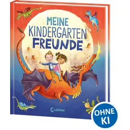 Loewe Meine Kindergarten-Freunde (Drachen): Freundebuch, Eintragbuch, Poesiealbum mit Lesebändchen für Kindergartenkinder ab 3 Jahren (Eintragbücher)