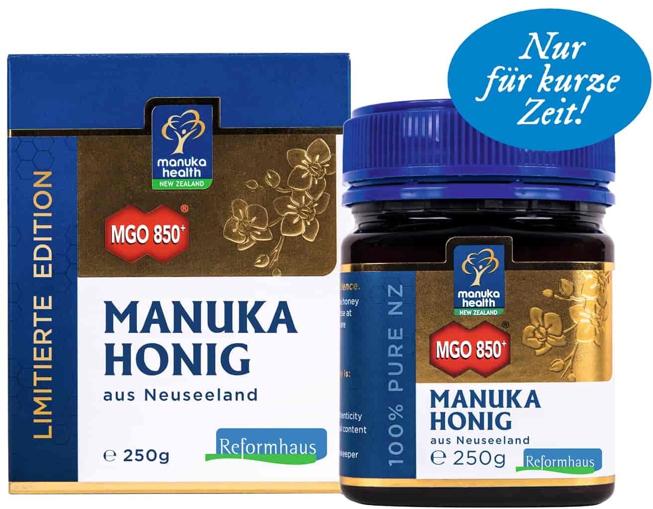 Neuseelandhaus Manuka Honig Mgo850+ 250 g