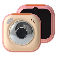 ZELURXX Kinderkamera Digitalkamera 48MP 1080P 2,4 Zoll Kinder Fotoapparat mit 32GB Speicherkarte Lernkarten Spiele für Kinder 3-12 Jahre Rosa - Rosa