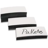 Magnetoplan Magnet-Etiketten, 100 mm Weiß | 15327 06