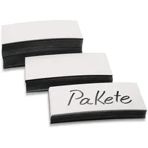 Magnetoplan Magnet-Etiketten, 100 mm Weiß | 15327 06