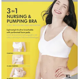 Medela 3-in-1 BH Stillen und Abpumpen, schwarz, Gr. XL - 1.0 Stück