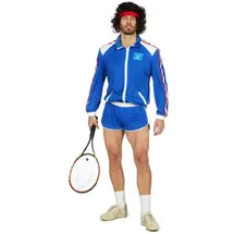 Wilbers & Wilbers 5160-80er Jahre Tennis Outfit Herren 50