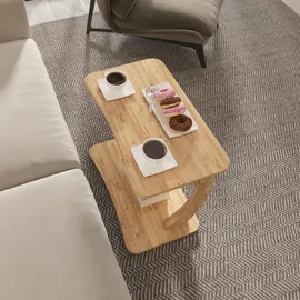 [en.casa] Stattela Braun Holzoptik 59 x 35 x 56 cm