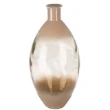 Gilde Vase Novelle blau, B:29cm H:59cm T:29cm Ø:29cm, Glas Vasen