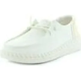 HEYDUDE Hey Dude Mokassins Schnürschuhe Damen, 32303337383132 Weiß 38 EU