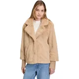 Betty Barclay "Damen mit Plüsch", Damen, Gr. 40, beige, Plüsch, Obermaterial: 100% Polyester. Besatz: 100% Polyester. Futter: 55% Viskose, 45% Polyester, lässig geschnitten, Jacken Outdoorjacke