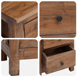 vidaXL Nachtschrank 40 x 30 x 51 cm Braun