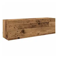 VidaXL Bad-Wandschrank Altholz-Optik 100x25x30 cm Holzwerkstoff