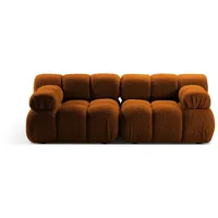 Micadoni Sofa Bellis, modular 2-Sitzer orange
