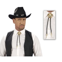 NET TOYS Cowboy Krawatte Western Fliege Binder Westernkrawatte Western Rodeo Kostüm