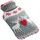 MacMa Wärmflasche mit kuscheligem Stricküberzug mit Weihnachtsmotiv