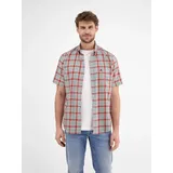 Lerros Kariertes Kurzarmhemd Earth Red S