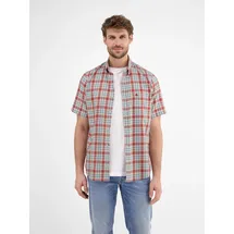 Lerros Kariertes Kurzarmhemd Earth Red S