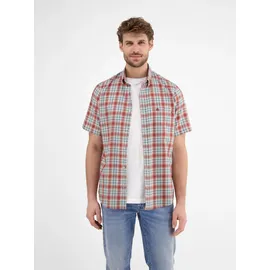 Lerros Kariertes Kurzarmhemd Earth Red S