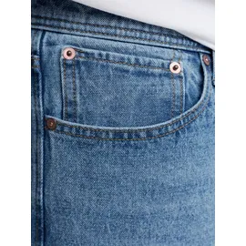 Jack & Jones PlusSize Shorts "JJITONY JJORIGINAL SHORTS AKM 111 PLS", Herren, Gr. 48 (7XL), N-Gr, blau denim, Web, Obermaterial: 100% Baumwolle, JACK & JONES PLUSSIZE, Abriebeffekte, relaxed fit knielang, Hosen Shorts