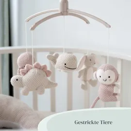 BO BABY'S ONLY Baby's Only Musik-Mobile - Alt Rosa/Warm Linen - Rosa/Beige
