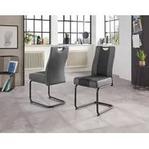 Hela »Erika S« (Set) 2 oder 4 Stück, komfortable Federkern Polsterung, Freischwinger, grün