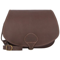 Mika Allison Umhängetasche Leder 26 cm braun