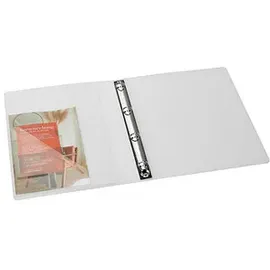 Eichner Präsentationsringbuch 4-Ringe grau-transparent 2,5 cm DIN A4, 1 St.