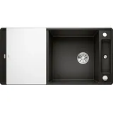 Blanco Axia III XL 6 S-F rechts Flächenbündig granit schwarz Handbetätigung 990 x 500 mm