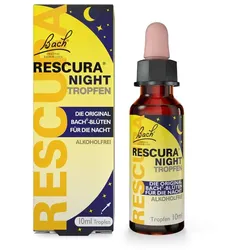 Bachblüten RESCURA NIGHT Tropfen alkoholfrei 10 ml Tropfen
