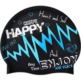 carotoe Badekappe für Erwachsene, Silikon, elastische Badekappen, Teenager, Badekappen, Badekappen