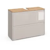 Vicco Waschbeckenunterschrank Majest, Cashmere/artisan, 80.1 x 62 cm mit 2 Schubladen, Rechteckig, 80.1x62x30.1 Badezimmer, Badezimmerschränke, Waschbeckenunterschränke
