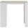 [en.casa] Bartisch Kouvola 110 x 50 x 103 cm Weiß/Eiche-Optik