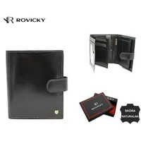 ROVICKY Geldbörse Herren grau