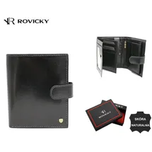 ROVICKY Geldbörse Herren grau