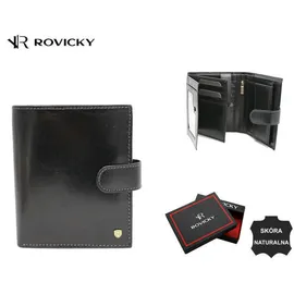 ROVICKY Geldbörse Herren grau