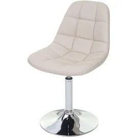 Mendler Drehstuhl HWC-A60 Kunstleder creme