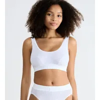 SLOGGI BH Double Comfort Top Weiß Baumwolle 42
